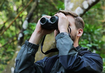 Laser Rangefinder Binoculars for Wildlife Observation and Environmental Research